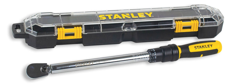 Stanley Professional Grade 3/8-in Drive, Micro-Adjust Torque Wrench, 20-100 ft-lbs R8