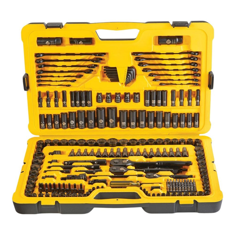 Stanley Professional Grade Black Chrome Socket Set, 274-pc, SAE/Metric Q2