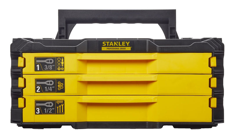Stanley Professional Grade Black Chrome Socket Set, SAE/Metric, 236-pc V4
