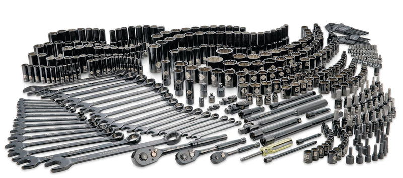 Stanley Professional Grade Black Chrome Socket Set, SAE/Metric, 427-pc V0