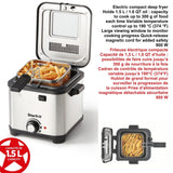 Starfrit Deep Fryer with Variable Temperature Control, 1.5-L