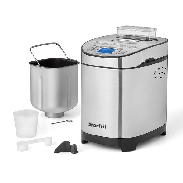 Starfrit Digital Display Breadmaker, Stainless Steel, 2-lb K3