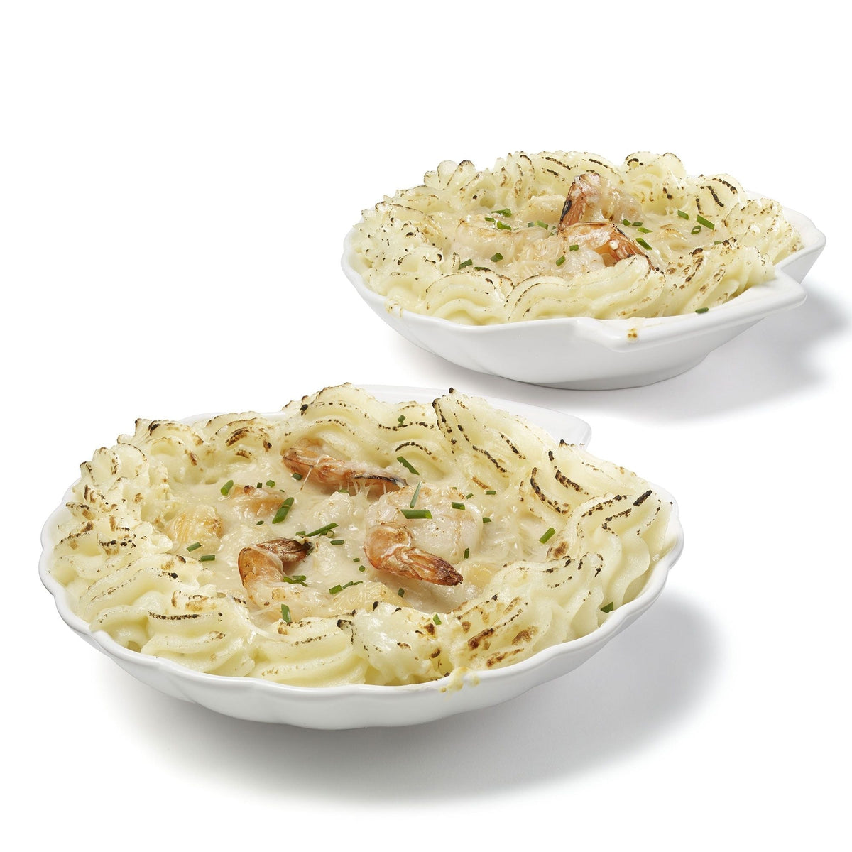 Starfrit Gourmet Bistro Shell Dishes, 2 Piece, White