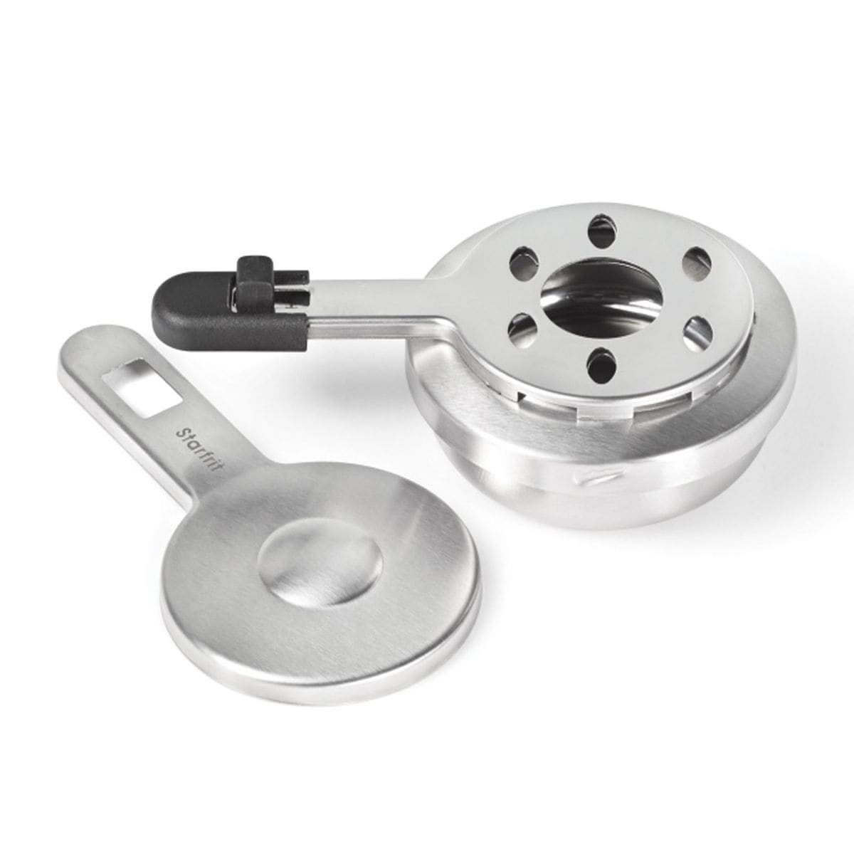 Starfrit Stainless Steel Fondue Burner Set, One-Size, Adjustable, 4-pc
