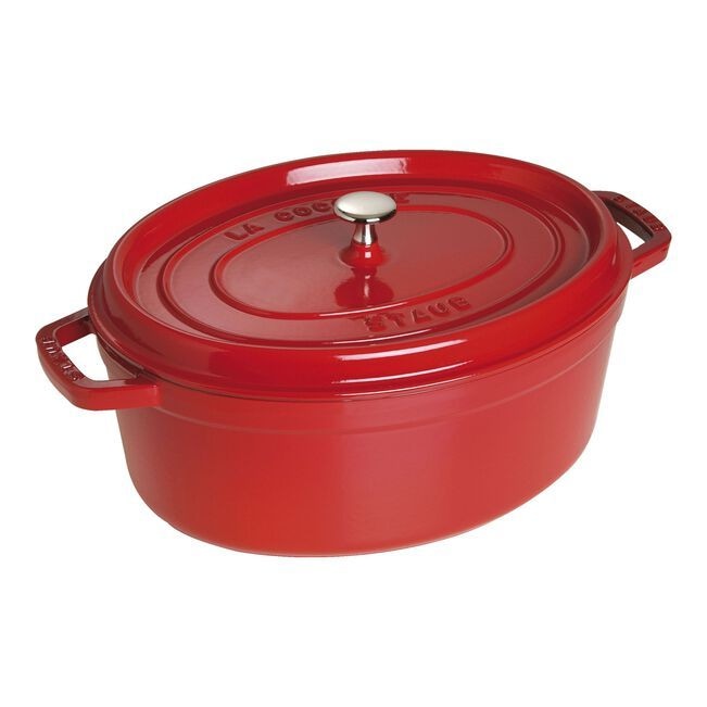 STAUB 5.5L / 5.75QT OVAL COCOTTE - CHERRY Y7