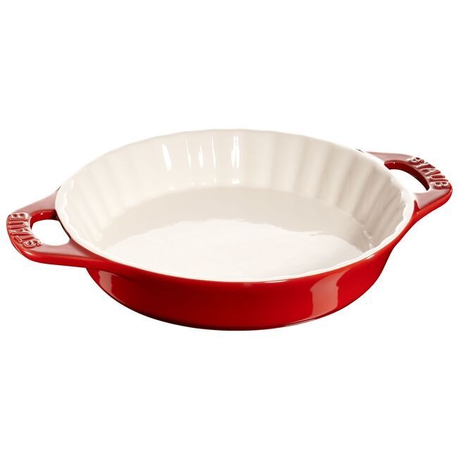 Staub 9 inch Pie Dish Cherry B1