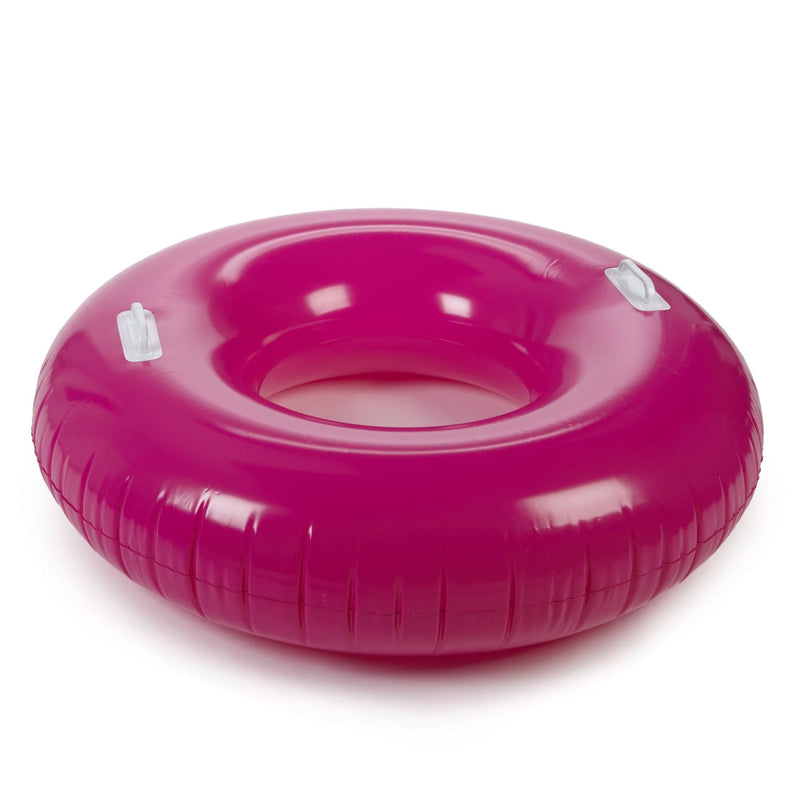 Stella & Finn Inflatable Round Pool Swim Tube, 40 x 10-in, Assorted Colours C9
