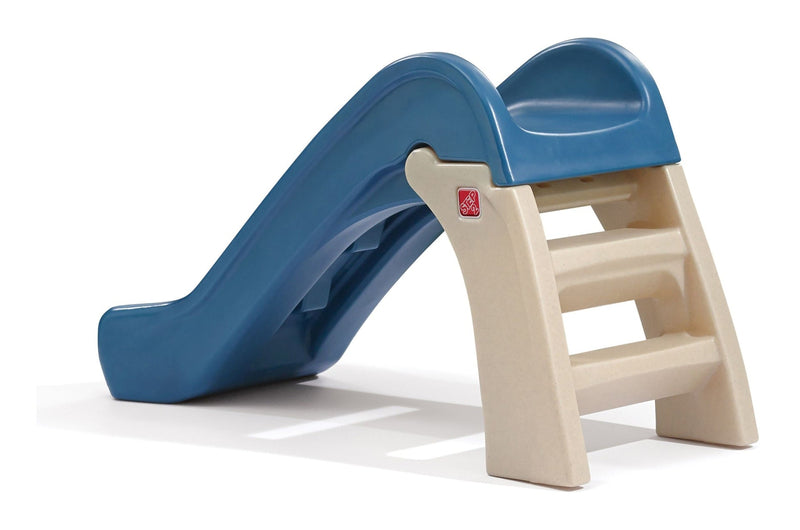 Step2 Outdoor Portable Play & Fold Jr. Baby Slide, Blue, Ages 1.5+ Q7
