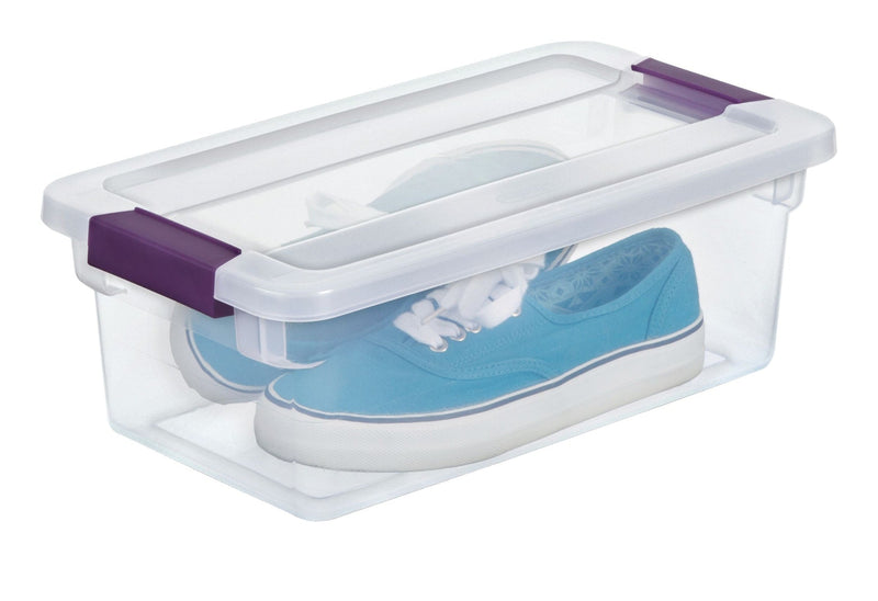 Sterilite ClearView Storage Box with Latched Lid, 5.7-L G8