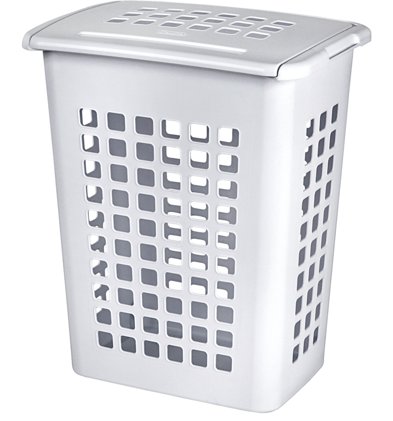 Sterilite Rectangular Laundry Hamper, 19.1 L x 13.75 W x 22.9-in H, 62 L Capacity S1