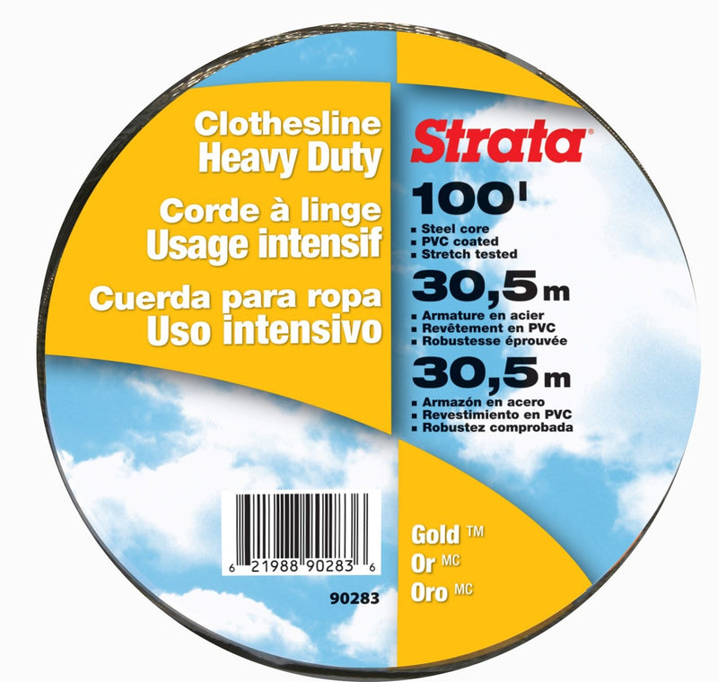 STRATA Gold Heavy Duty Clothesline, 100-ft I9