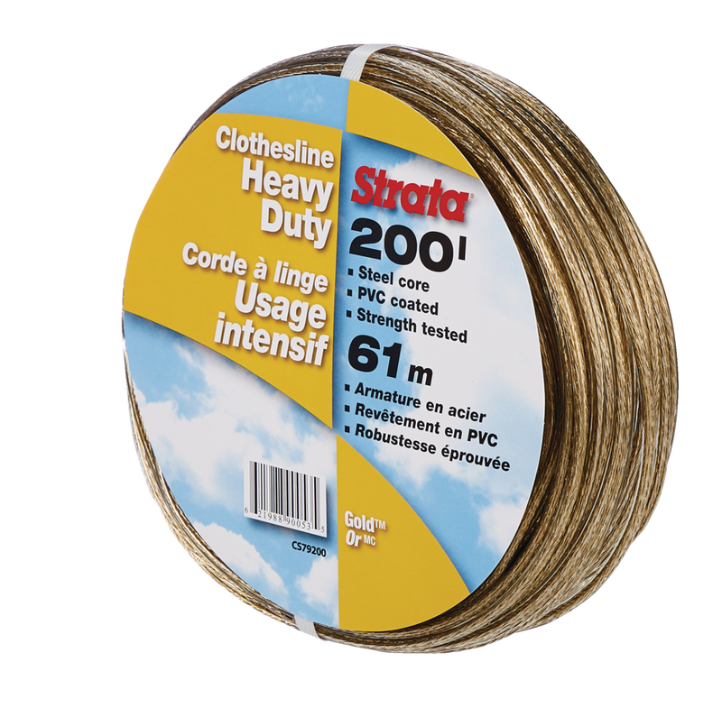 STRATA Gold Heavy Duty Clothesline, 200-ft E4
