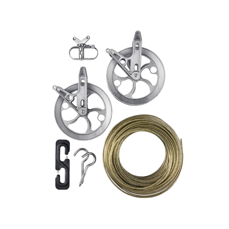 Strata Heavy-duty Clothesline Kit for Indoor & Outdoor, 150-ft H5