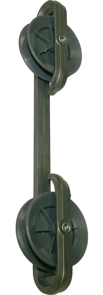 Strata Zinc Clothesline Spacer with Wheels, 10-in F8