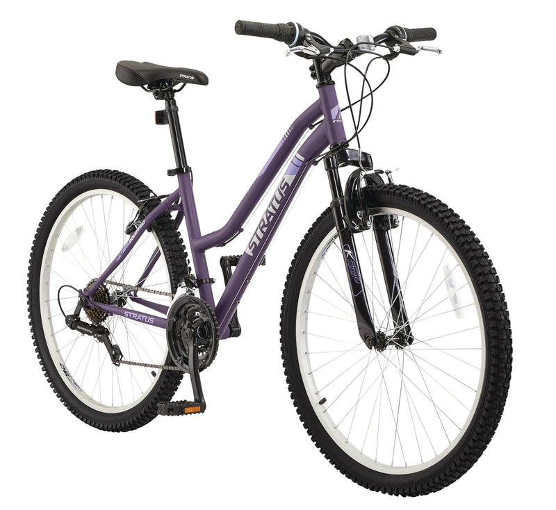 Stratus Phaser Hardtail Mountain Bike, 26-in Wheel, Purple A3