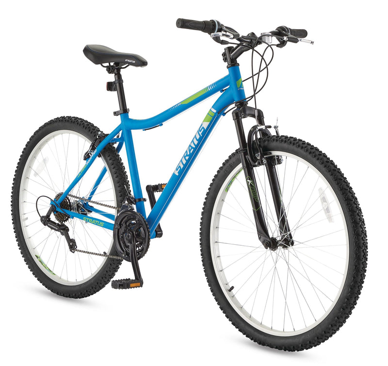 Stratus Phaser Hardtail Mountain Bike, 27.5-in Wheel, Blue B5