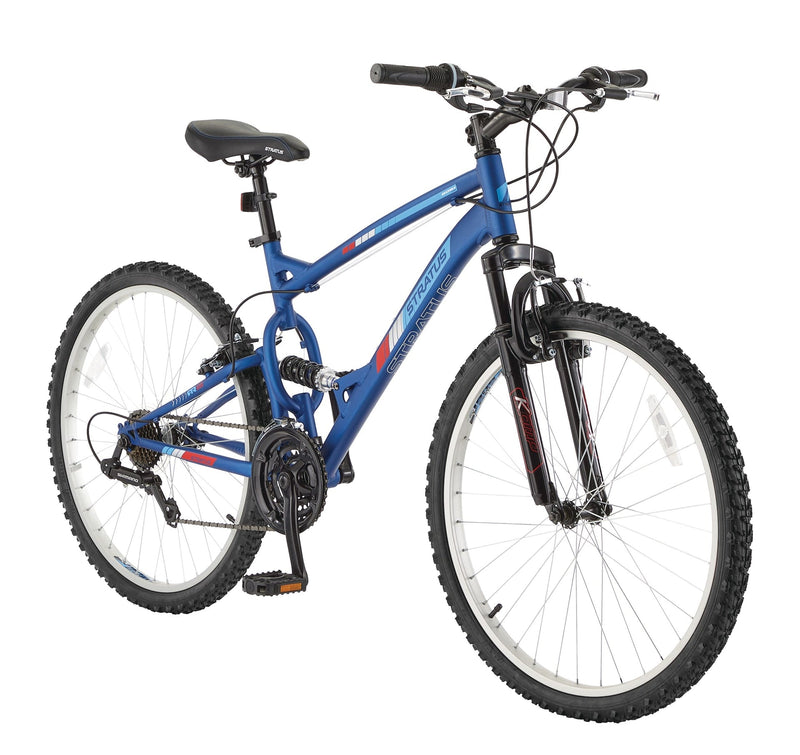 Stratus Richter DS Mountain Bike, 17-in Frame, 26-in, Blue X7