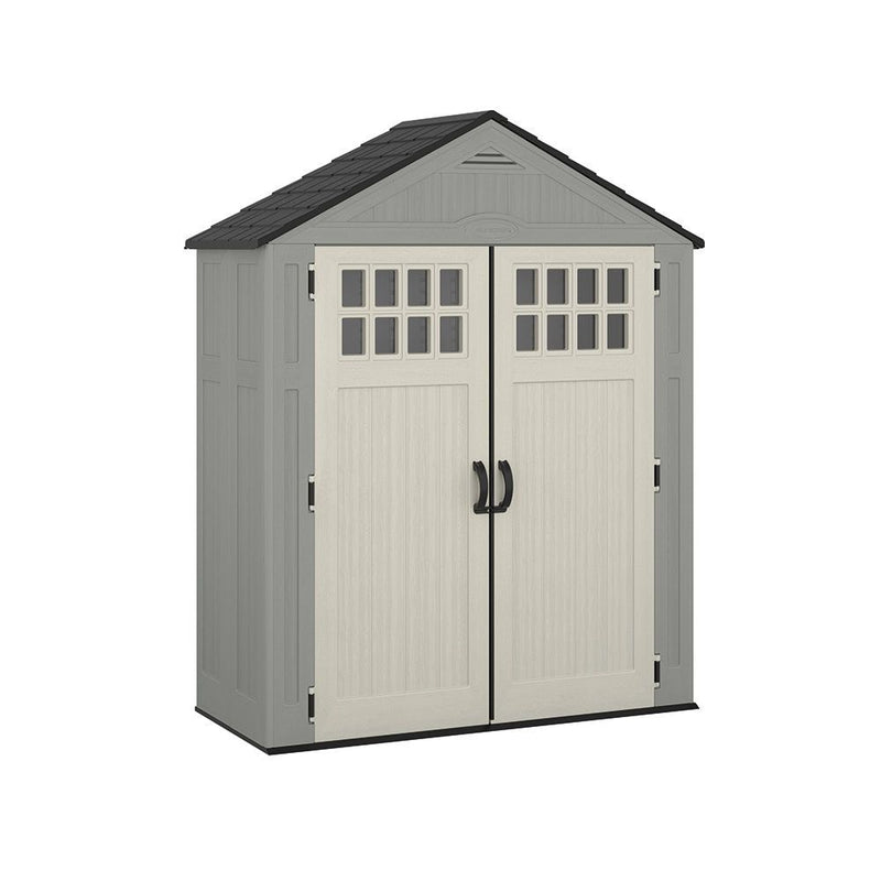 Suncast Everett 6x3-ft Dove Grey All-Weather Storage Shed A6