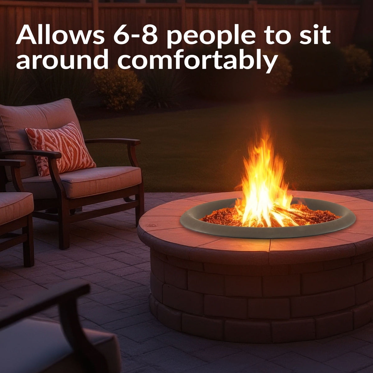 Sunnydaze Decor Replacement Fire Pit Bowl, Black, 32-in