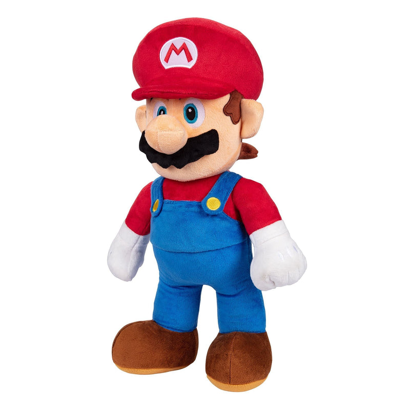 Super Mario Jumbo Basic Plush Mario, Red/Blue S4