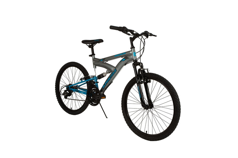 Supercycle Adrenaline Youth DS Mountain Bike 24-in, Grey Y0