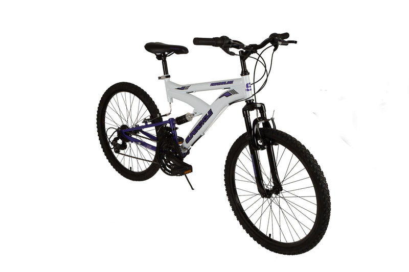 Supercycle Adrenaline Youth DS Mountain Bike 24-in, White N1