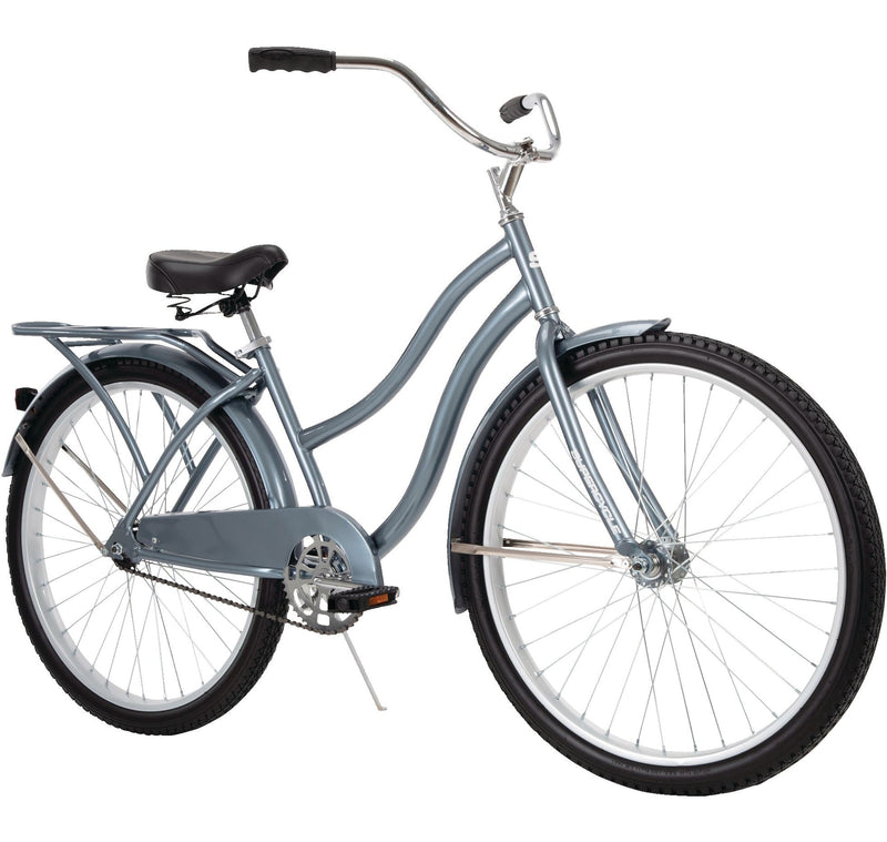 Supercycle Classic Cruiser Comfort Bike 26-in Wheel, Grey E8