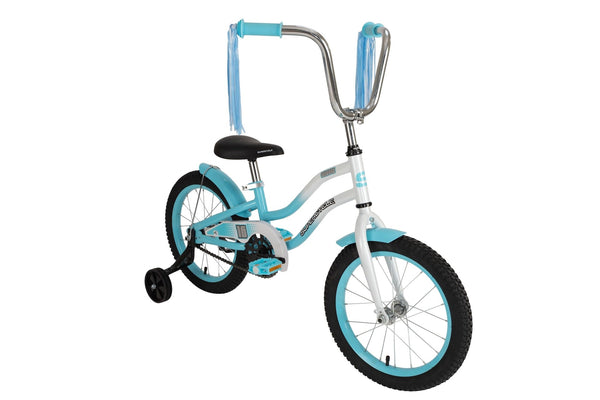 Supercycle Misfit Kids' Bike with Training Wheels, 16-in, Blue N3