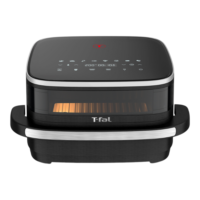 T-fal Easy Fry XL Surface Air Fryer, 10-in-1, Large Air Fryer, Super-Sized Cooking Surface, Compact Format, 4L / 4.2Qt, Black Z0