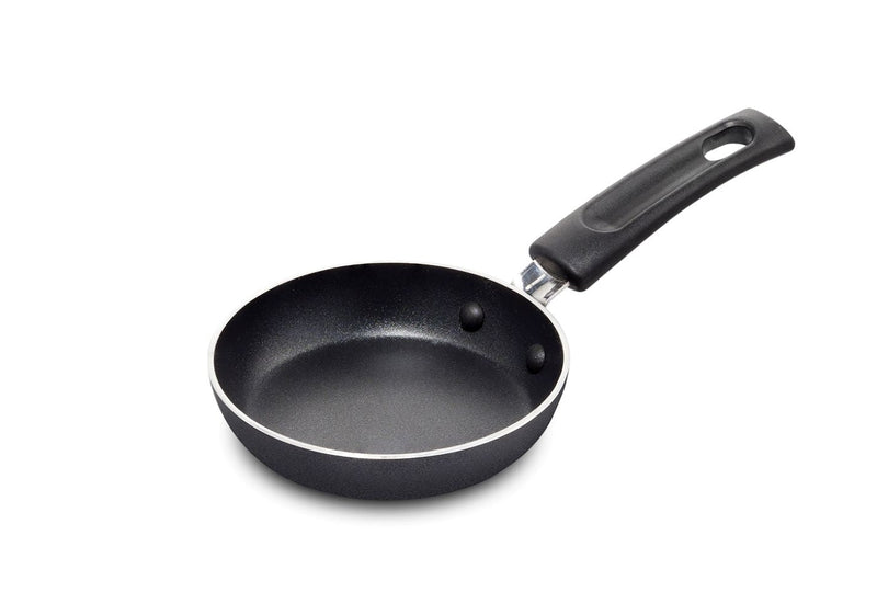 T-Fal Viva Black Non-stick Aluminum Egg Pan with Bakelite Handles F2