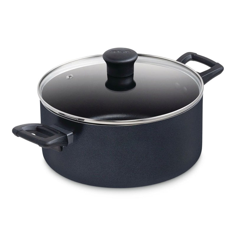 T-fal Viva Dutch Oven, Non-Stick, Dishwasher & Oven Safe, Black, 5-qt I8