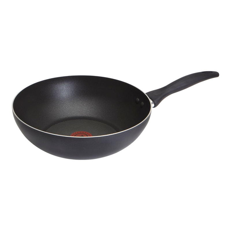 T-fal Viva Stir Fry Wok, Non-Stick, Dishwasher & Oven Safe, Black, 28cm R6