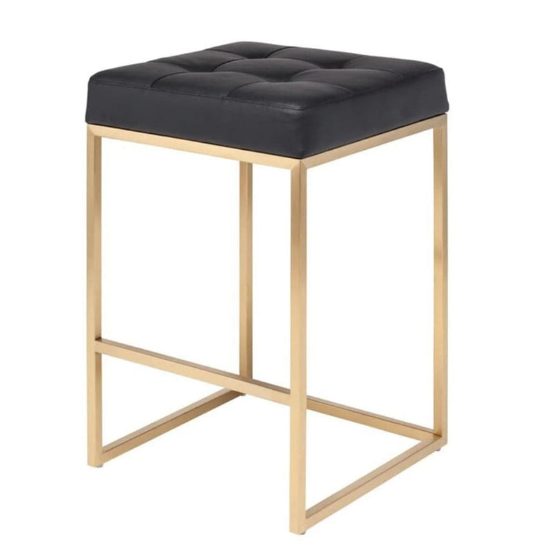 Take Me Home Black Stainless Steel Pipe Counter Stool K7