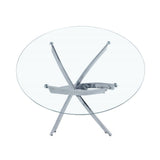 Take Me Home Star Glass Round Dining Table