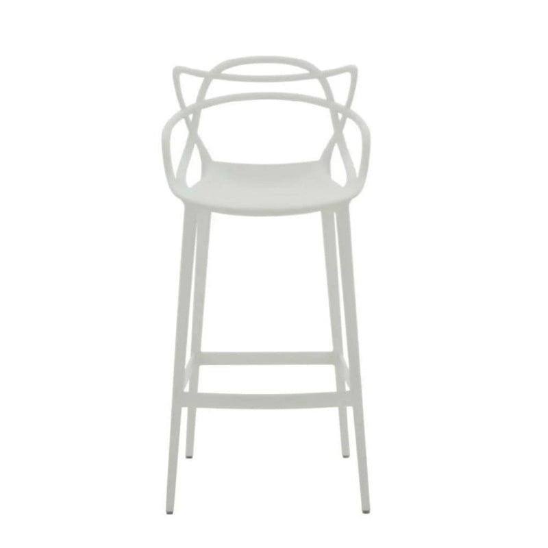 Take Me Home White Molded Polypropylene Keeper Stool O1