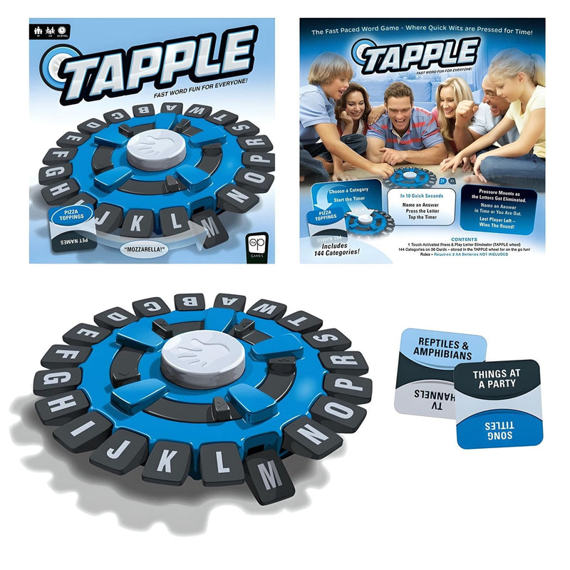 Tapple Word Fun Family Party Game, Fast Playing Game for Ages 8+ B8