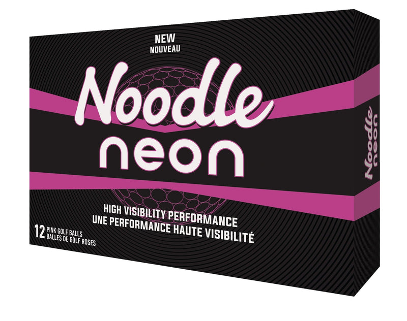 TaylorMade Noodle Neon Golf Balls, Pink, 12-pk F2