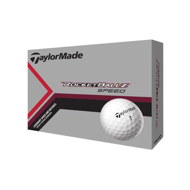 TaylorMade Rocketballz Speed Golf Balls, 12-pk, White T4