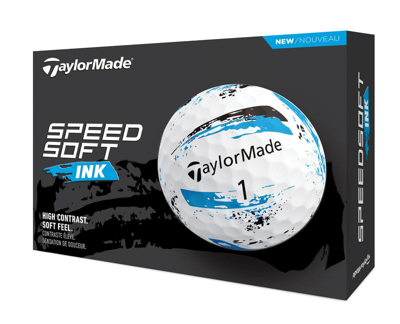 TaylorMade SpeedSoft Ink Golf Balls, 12-pk L5