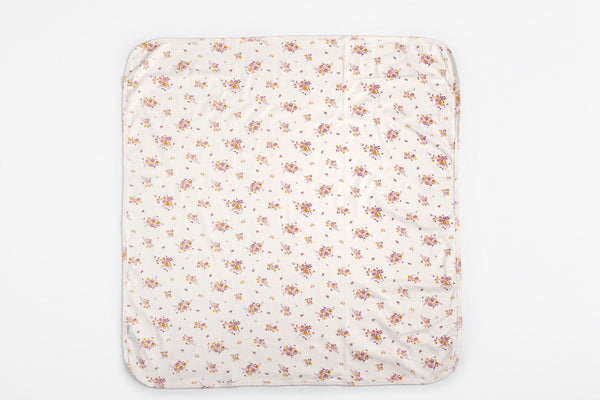 The Elk Baby Flower Print Premium Organic Cotton Blanket C5