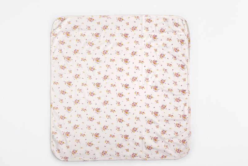 The Elk Baby Flower Print Premium Organic Cotton Blanket Z5
