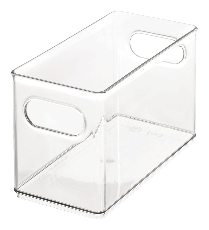 The Home Edit x iDESIGN Clear Plastic Narrow Stacking Pantry Bin Storage Organizer I0
