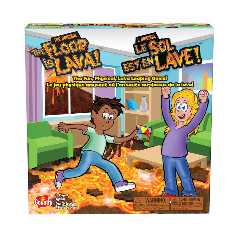 The Original The Floor is Lava Bilingual Family Game, Ages 5+ A0