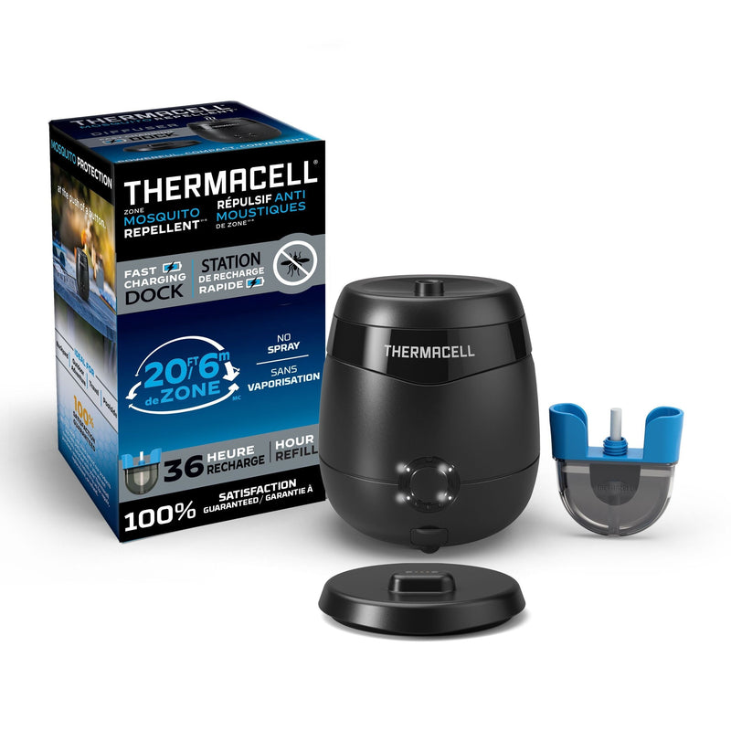 Thermacell E-ZoneGuard Patio+ Rechargeable Mosquito Repeller with 36-Hr Refill and 6.5-Hr Battery Q9