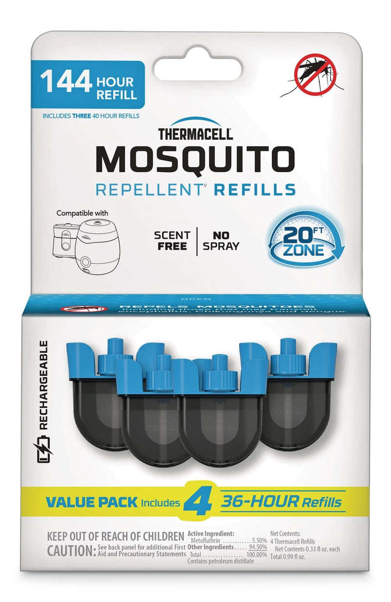 Thermacell E-ZoneGuard Rechargeable Mosquito Repellent Refill 144-Hour Pack G3