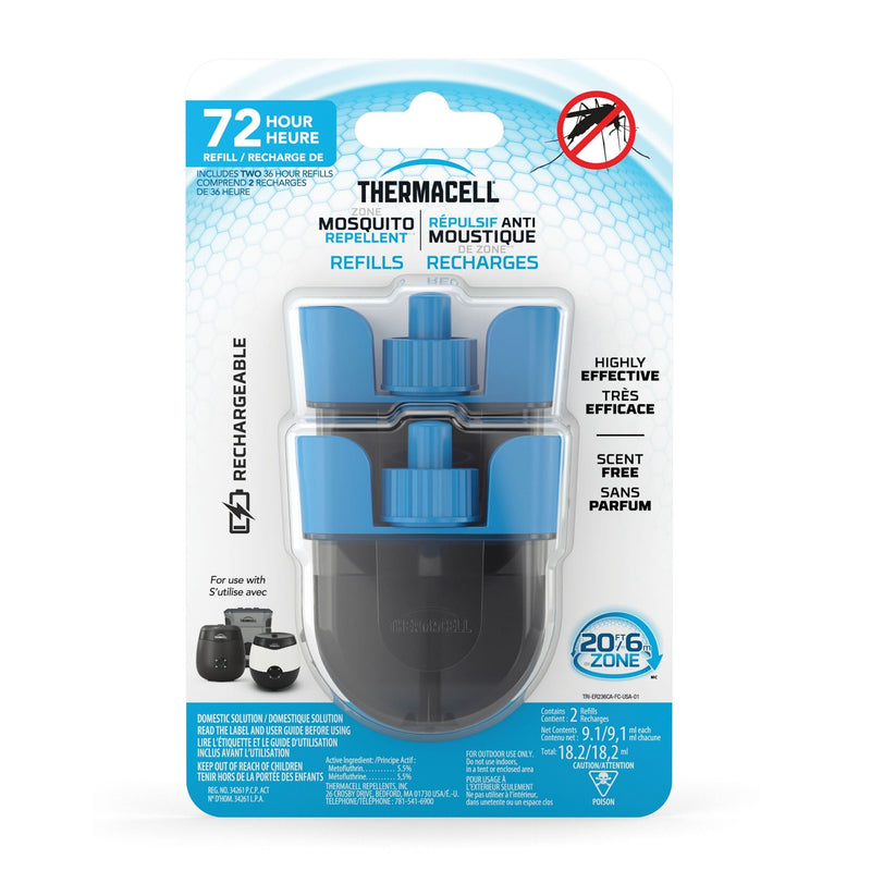 Thermacell E-ZoneGuard Rechargeable Mosquito Repellent Refill 72-Hour Pack R8