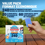 Thermacell Mosquito Repellent Refill Bulk Pack, 240 Hours