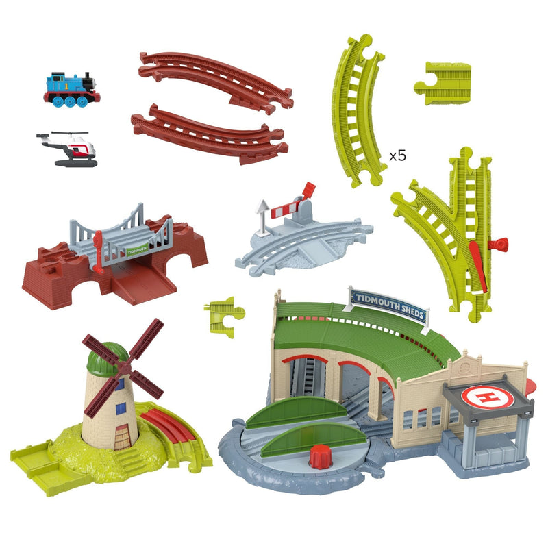 Thomas and Friends Tidmouth Sheds Pushalong Trackset X4