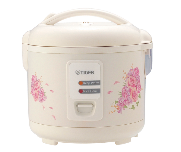 Tiger Non-Stick Rice Cooker & Steamer, White, 5.5 Cups G3