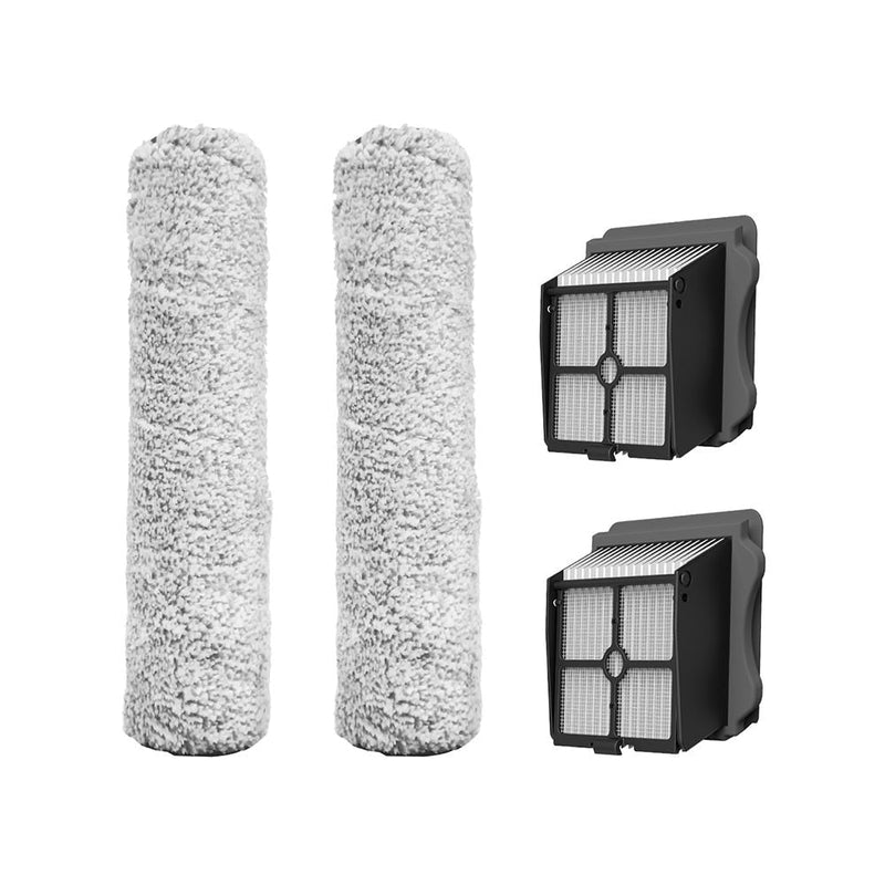Tineco iFloor 3/Floor One S3 Vacuum Brush Roller Replacement Kit with 2 HEPA Filters M0